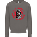 St Georges Day For Queen & Country England Mens Sweatshirt Jumper Charcoal