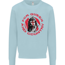 St Georges Day For Queen & Country England Mens Sweatshirt Jumper Light Blue