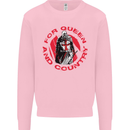 St Georges Day For Queen & Country England Mens Sweatshirt Jumper Light Pink