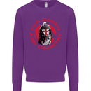St Georges Day For Queen & Country England Mens Sweatshirt Jumper Purple