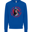 St Georges Day For Queen & Country England Mens Sweatshirt Jumper Royal Blue