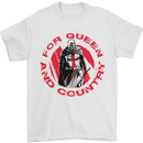 St Georges Day For Queen & Country England Mens T-Shirt Cotton Gildan White
