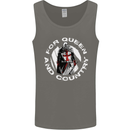 St Georges Day For Queen & Country England Mens Vest Tank Top Charcoal