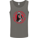St Georges Day For Queen & Country England Mens Vest Tank Top Charcoal