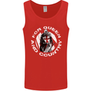 St Georges Day For Queen & Country England Mens Vest Tank Top Red