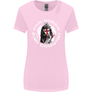 St Georges Day For Queen & Country England Womens Wider Cut T-Shirt Light Pink