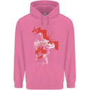 St Georges Day Knights Templar Crusader Childrens Kids Hoodie Azalea