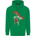 St Georges Day Knights Templar Crusader Childrens Kids Hoodie Irish Green