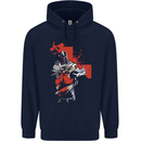 St Georges Day Knights Templar Crusader Childrens Kids Hoodie Navy Blue