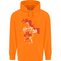 St Georges Day Knights Templar Crusader Childrens Kids Hoodie Orange