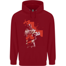 St Georges Day Knights Templar Crusader Childrens Kids Hoodie Red