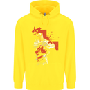 St Georges Day Knights Templar Crusader Childrens Kids Hoodie Yellow