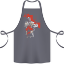 St Georges Day Knights Templar Crusader Cotton Apron 100% Organic Steel