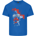 St Georges Day Knights Templar Crusader Kids T-Shirt Childrens Royal Blue