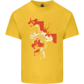 St Georges Day Knights Templar Crusader Kids T-Shirt Childrens Yellow