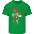 St Georges Day Knights Templar Crusader Mens Cotton T-Shirt Tee Top Irish Green