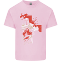 St Georges Day Knights Templar Crusader Mens Cotton T-Shirt Tee Top Light Pink