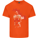 St Georges Day Knights Templar Crusader Mens Cotton T-Shirt Tee Top Orange