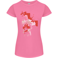 St Georges Day Knights Templar Crusader Womens Petite Cut T-Shirt Azalea