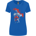 St Georges Day Knights Templar Crusader Womens Wider Cut T-Shirt Royal Blue