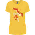 St Georges Day Knights Templar Crusader Womens Wider Cut T-Shirt Yellow