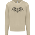 St Georges Day Roman Skull Wings Panther Mens Sweatshirt Jumper Sand