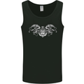 St Georges Day Roman Skull Wings Panther Mens Vest Tank Top Black
