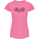 St Georges Day Roman Skull Wings Panther Womens Petite Cut T-Shirt Azalea