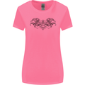 St Georges Day Roman Skull Wings Panther Womens Wider Cut T-Shirt Azalea