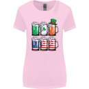 St Patricks Day Beer USA Irish American Womens Wider Cut T-Shirt Light Pink