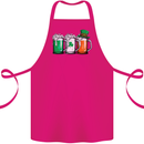 St Patricks Day Beer USA Irish Funny Cotton Apron 100% Organic Pink