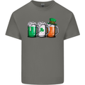 St Patricks Day Beer USA Irish Funny Mens Cotton T-Shirt Tee Top Charcoal