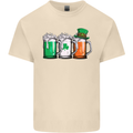 St Patricks Day Beer USA Irish Funny Mens Cotton T-Shirt Tee Top Natural