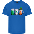 St Patricks Day Beer USA Irish Funny Mens Cotton T-Shirt Tee Top Royal Blue