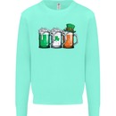 St Patricks Day Beer USA Irish Funny Mens Sweatshirt Jumper Peppermint