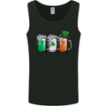 St Patricks Day Beer USA Irish Funny Mens Vest Tank Top Black