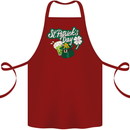 St Patricks Day Funny Irish Ireland Holiday Cotton Apron 100% Organic Maroon