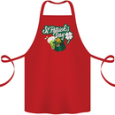 St Patricks Day Funny Irish Ireland Holiday Cotton Apron 100% Organic Red