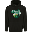 St Patricks Day Funny Irish Ireland Holiday Mens 80% Cotton Hoodie Black