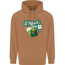 St Patricks Day Funny Irish Ireland Holiday Mens 80% Cotton Hoodie Caramel Latte