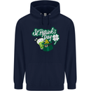 St Patricks Day Funny Irish Ireland Holiday Mens 80% Cotton Hoodie Navy Blue