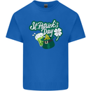 St Patricks Day Funny Irish Ireland Holiday Mens Cotton T-Shirt Tee Top Royal Blue