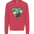 St Patricks Day Funny Irish Ireland Holiday Mens Sweatshirt Jumper Heliconia