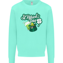 St Patricks Day Funny Irish Ireland Holiday Mens Sweatshirt Jumper Peppermint