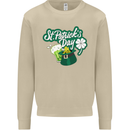 St Patricks Day Funny Irish Ireland Holiday Mens Sweatshirt Jumper Sand