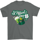 St Patricks Day Funny Irish Ireland Holiday Mens T-Shirt Cotton Gildan Charcoal