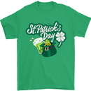 St Patricks Day Funny Irish Ireland Holiday Mens T-Shirt Cotton Gildan Irish Green