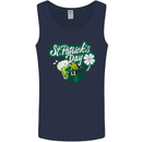 St Patricks Day Funny Irish Ireland Holiday Mens Vest Tank Top Navy Blue