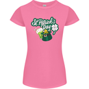 St Patricks Day Funny Irish Ireland Holiday Womens Petite Cut T-Shirt Azalea