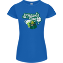 St Patricks Day Funny Irish Ireland Holiday Womens Petite Cut T-Shirt Royal Blue